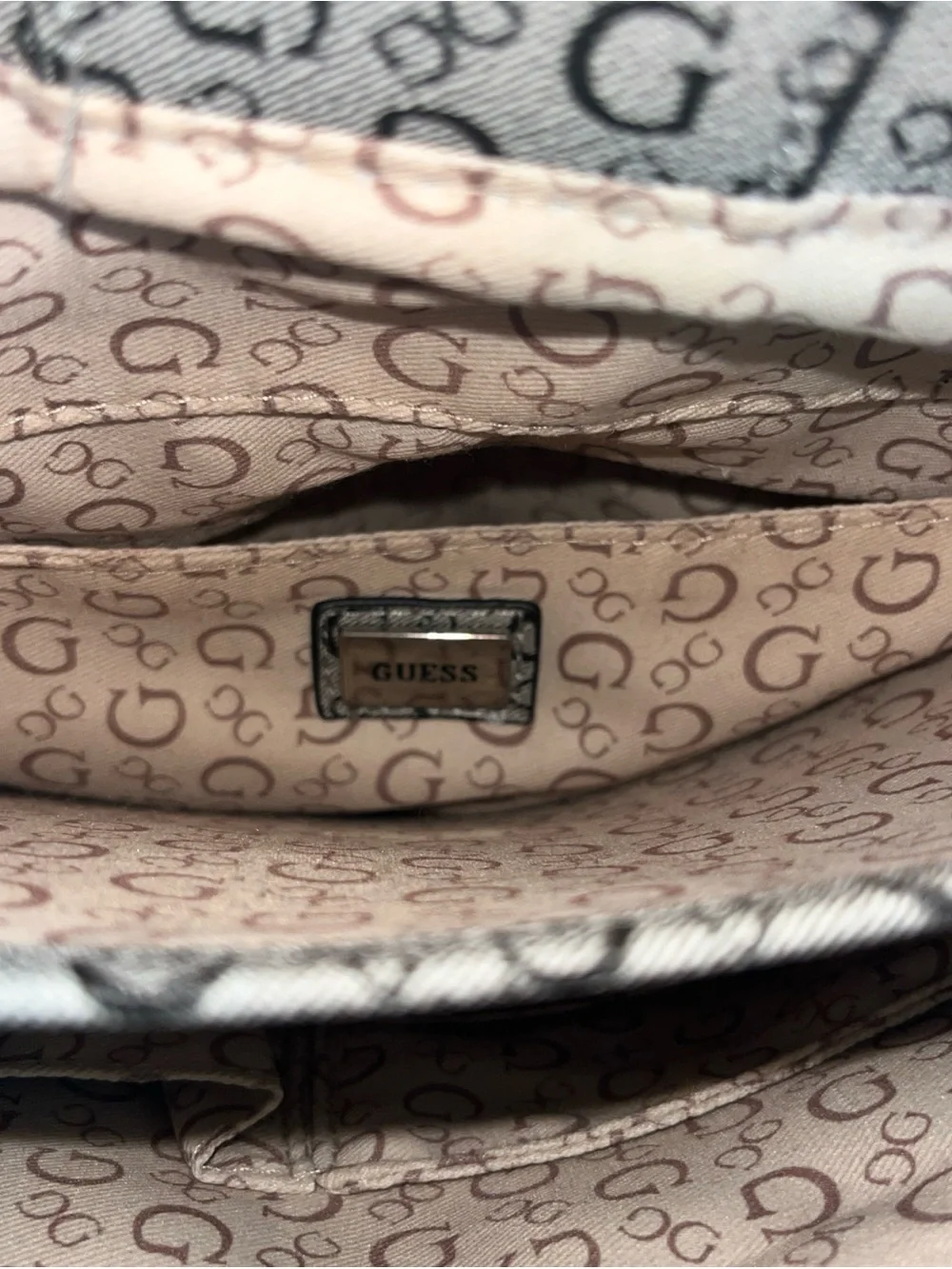 Guess structured satchel